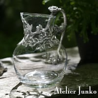 「Atelier Junko」  グラスピッチャー　ラウンド　バード＆ネスト