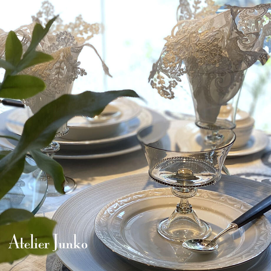 Atelier Junko」 レースエッジ ナプキン・プレイスマット ドイリー