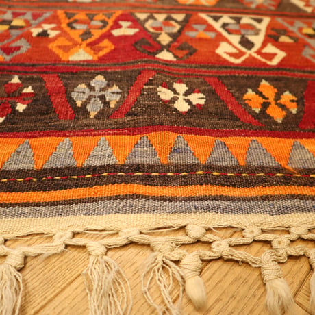キリム　ラグ大　 157cm×322cm　(NO.56)
