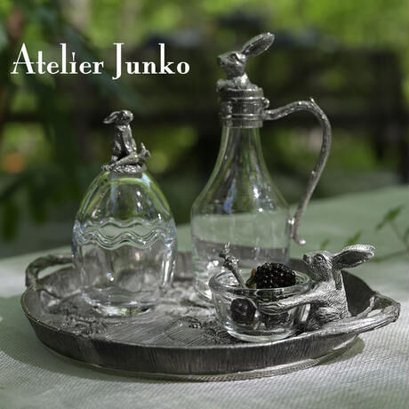 「Atelier Junko」  オイル&ビネガーボトル　ラビット