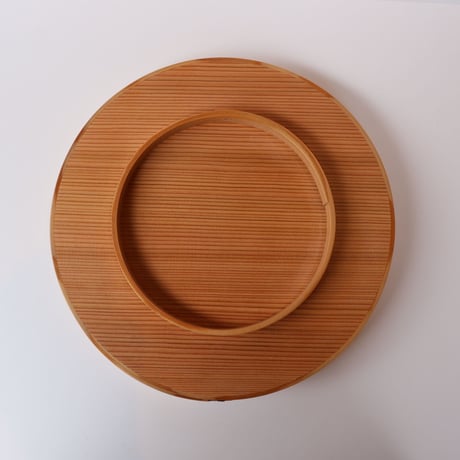 博多　高台付き曲物　直径25ｃｍ