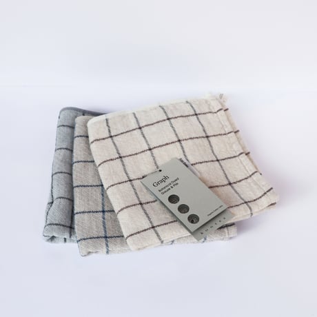今治タオル【GLAPHグラフ】Ｓ　ハンドタオル（紅茶染め） 【33×33cm】　オーガニックコットン