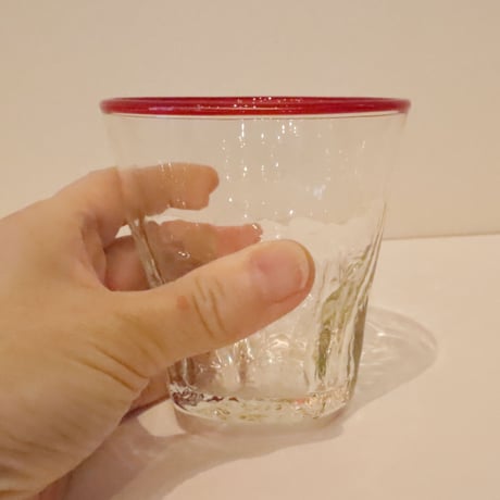 赤巻８角タンブラー「作家　村上恭一」