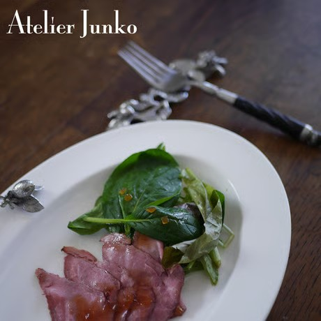 「Atelier Junko」デコレーション オーバルプレート