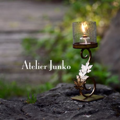「Atelier Junko」 キャンドルスタンド　メープルリーフ