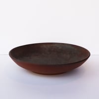 陶器「作家  大西誠一」赤土部焼窯変　丸盛鉢