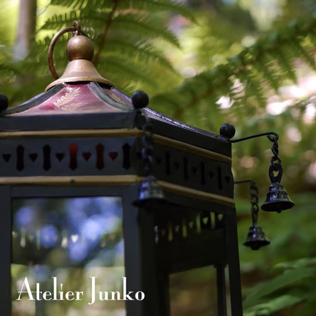 「Atelier Junko」ランタン　オクタゴン　レッド