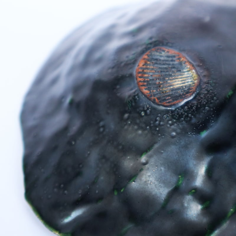 陶器「作家 奥田美恵子」手びねり織部鉢（No.51） | FURACOCO