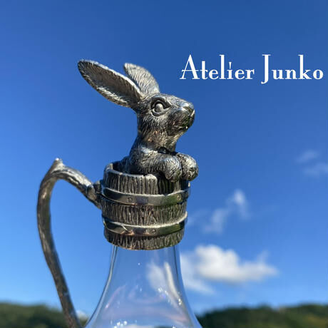 「Atelier Junko」  オイル&ビネガーボトル　ラビット