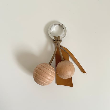 Key ring E  ブラウン