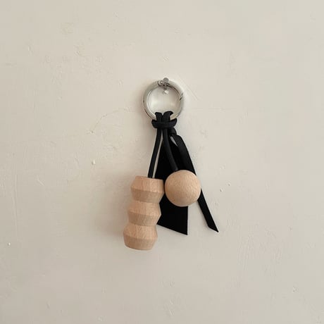 Key ring A  ブラック