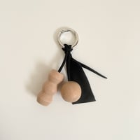 Key ring A  ブラック