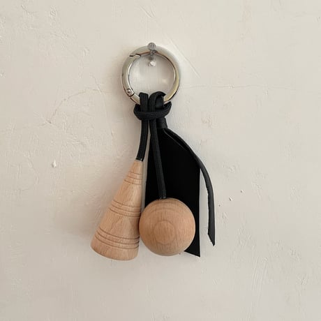Key ring D  ブラック