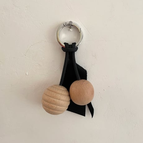 Key ring E  ブラック