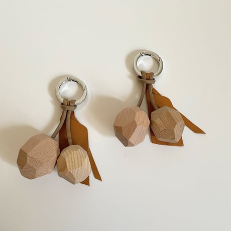 Key ring 10  ベージュ