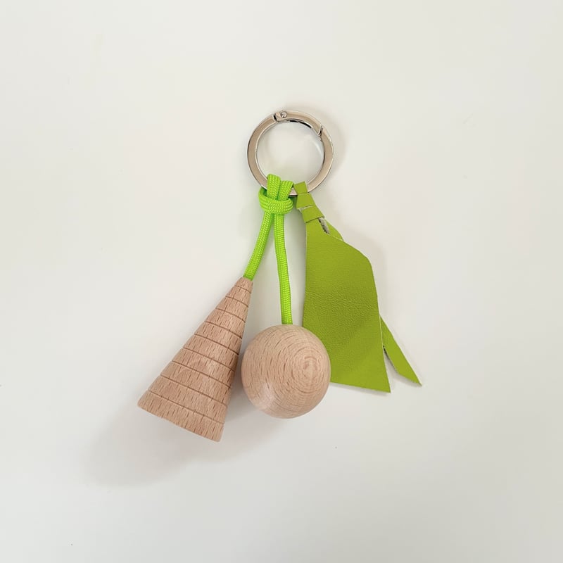 GOMÉS SADDLE グリーンキーホルダー Key ring 21 グリーン | STAND