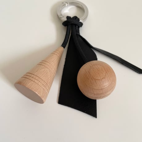 Key ring D  ブラック