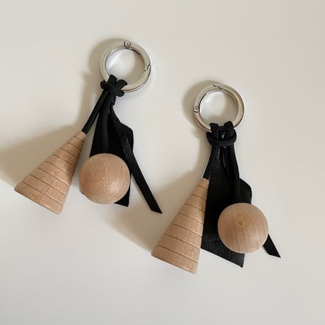 Key ring 01 ブラック