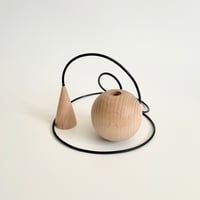 Hanging vase 02  ブラックロープ