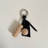 Key ring B  ブラック