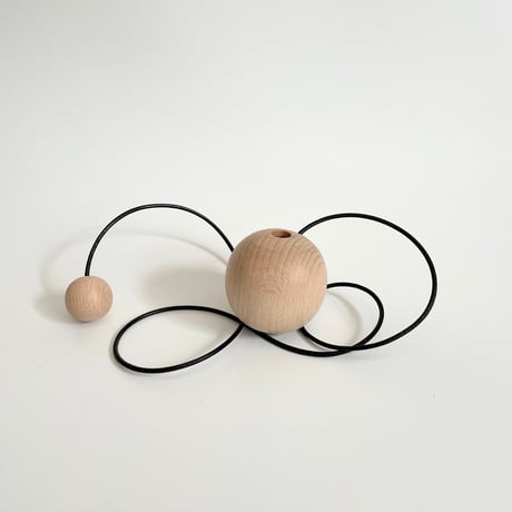 Hanging vase 01  ブラックロープ