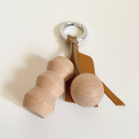 Key ring 06  ベージュ