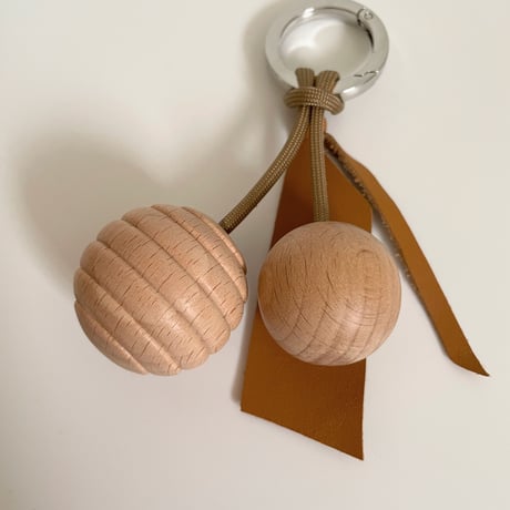 Key ring E  ブラウン