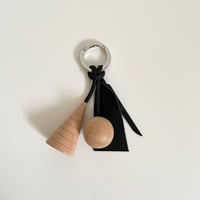 Key ring C  ブラック