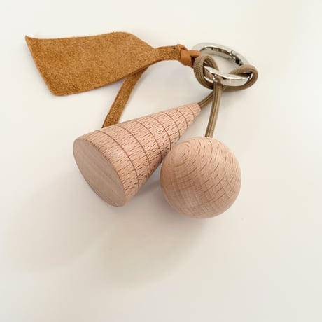 Key ring 16  ブラウン