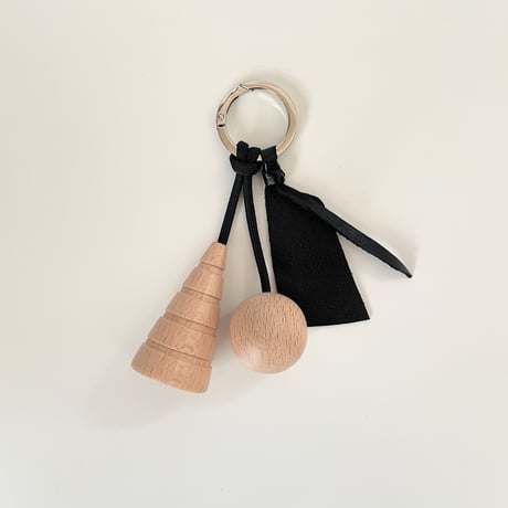 Key ring 14  ブラック