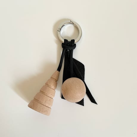 Key ring 03  ブラック