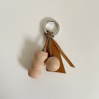 Key ring A  ブラウン