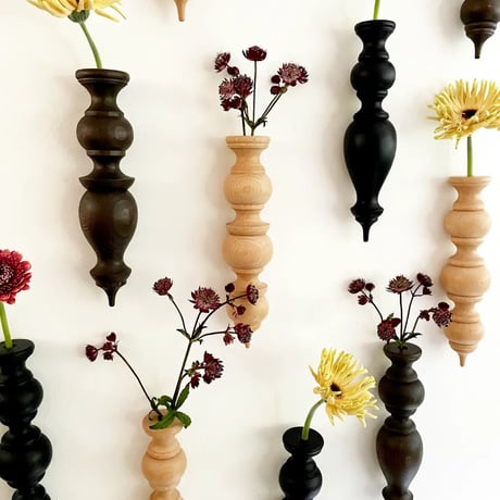 Wall vase 09  ブラック