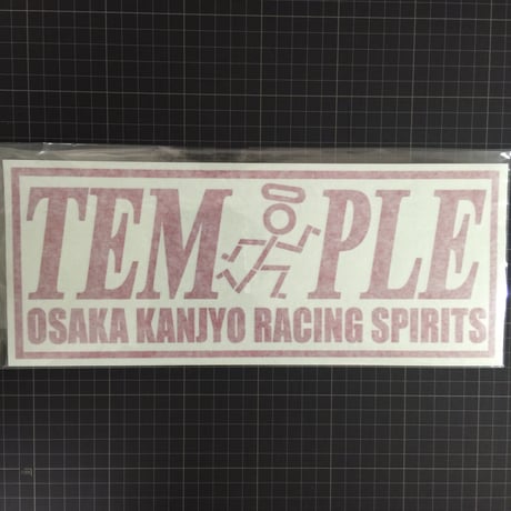 TEMPLE  OSAKA  KANJYO　SPIRITS 切り抜きステッカー