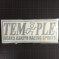 TEMPLE  OSAKA  KANJYO　SPIRITS 切り抜きステッカー