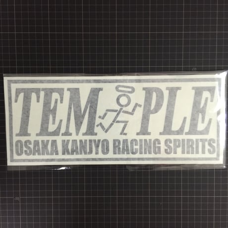 TEMPLE  OSAKA  KANJYO　SPIRITS 切り抜きステッカー