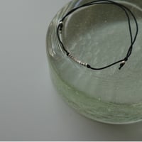 silver line code bracelet
