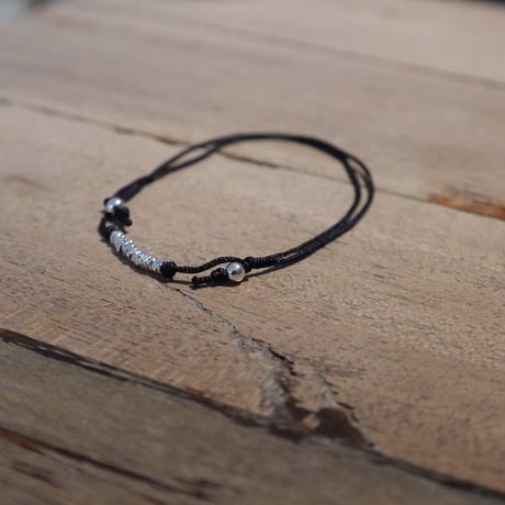 silver line code bracelet
