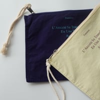 logo canvas pouch