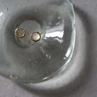 petit gold hoop pierce