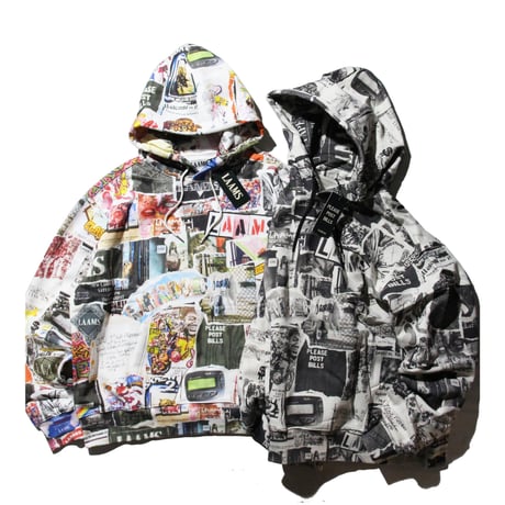 LAAMS Posted Bills All Over Hoodie