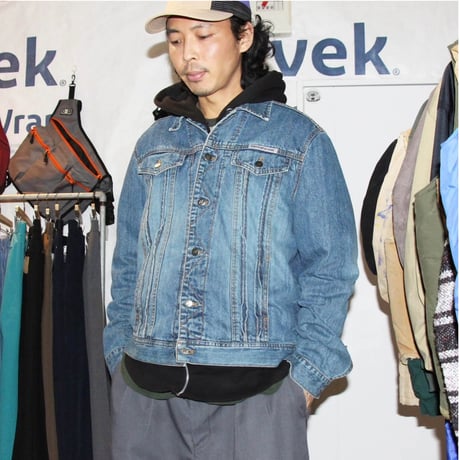 DKNY Jeans Washed Denim Trucker Jacket