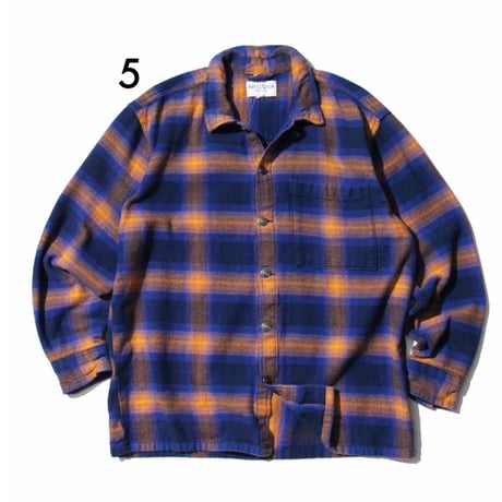 Ombre Plaid Flannel Shirts