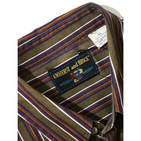 Amherst and Brock Striped L/SL Shirt