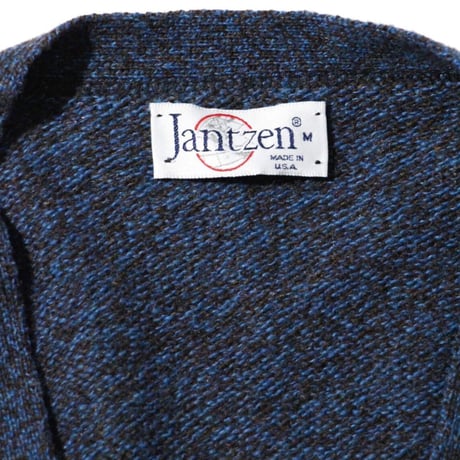Jantzen Blue Heather Cardigan <Made In USA>