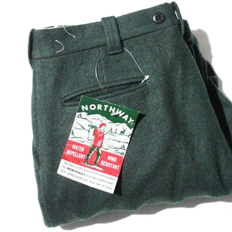【Dead Stock】Northway Water Repellent Heavy Wool Pants