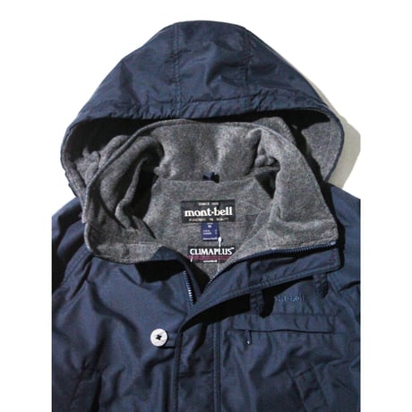 mont-bell Fleece Liner Rip-Stop Hooded Coat