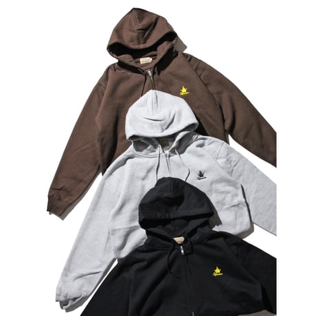 Old Foundation Crown Heavy Weight Full Zip Hoodie