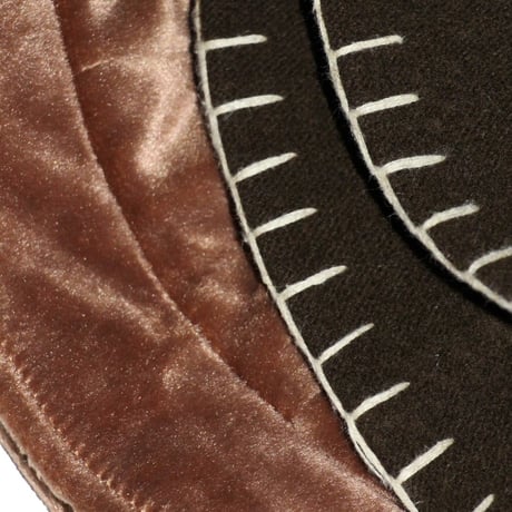 Wool Felt & Velvet Bell Hat