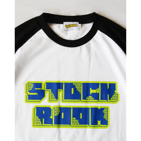 Stockroom Original "Block Logo 3/4 Raglan Sleeve Tee"